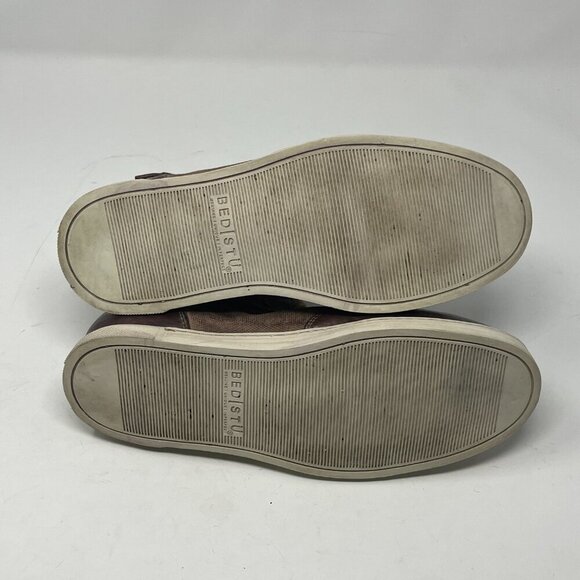 Bed Stu Workshop Lordmind men's high-top sneakers brown 8 leather - Picture 6 of 10